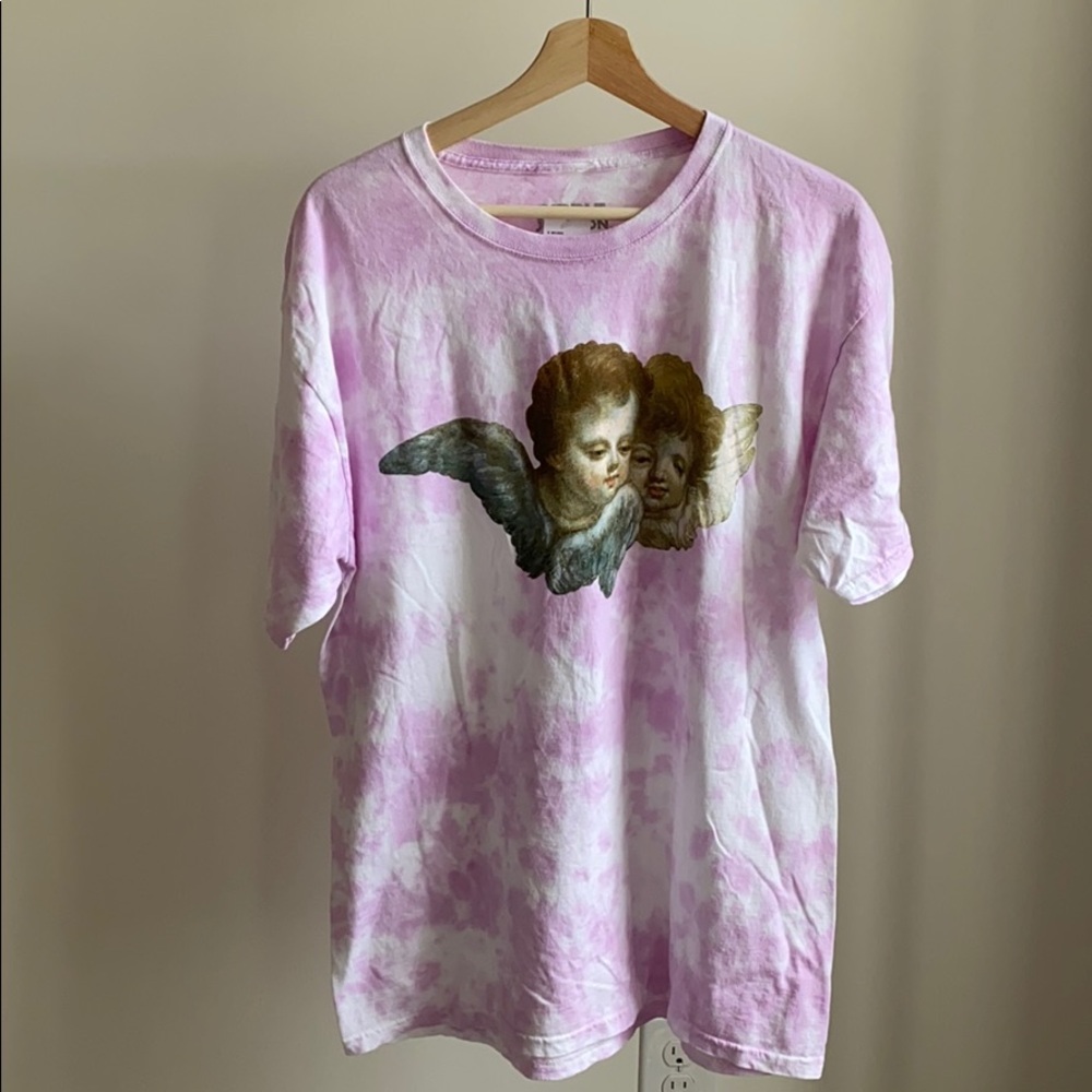 Oversized Pink Tie dye T-shirt